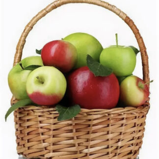 Подарочная корзина с яблоками, яблочный спас подарок, Фруктовая корзина, Яблочная корзина купить дёшево, Яблочный букет