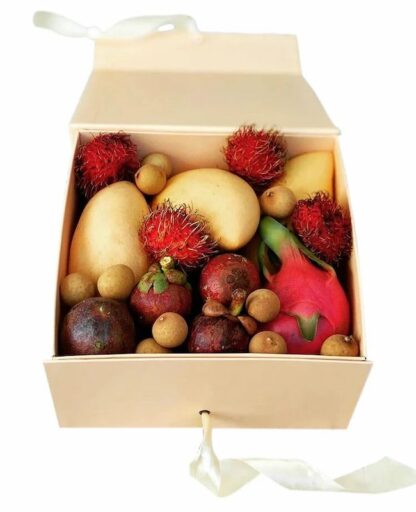 Набор из экзотических фруктов, Фрукты в коробке, фрукты из тайланда