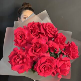Букет из французкой розы, букет доставка, яркие розы, букет на заказ, цветы купить