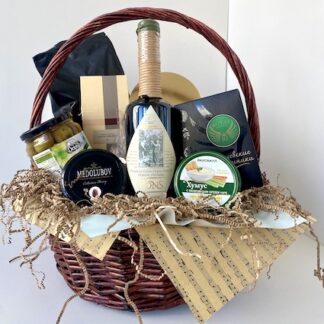 Подарочная корзина, Продуктовая корзина в подарок, Подарок на юбилей заказать, Подарок для начальника купить, Подарочные корзины Преферито